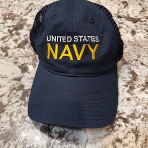 United States Navy Blue and Yellow Cap